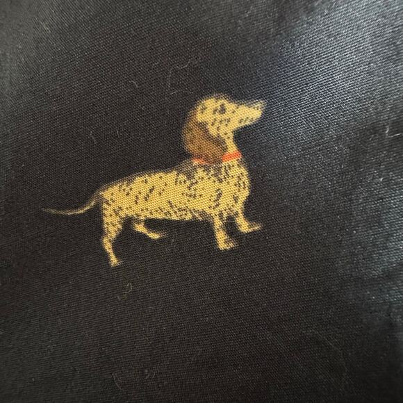 Joules Amilla Dog Print Button Front Cotton Long Sleeve Navy US 10 - Picture 10 of 14